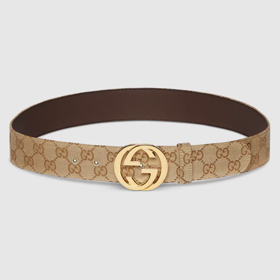 Belt with Interlocking G buckle — view 5
