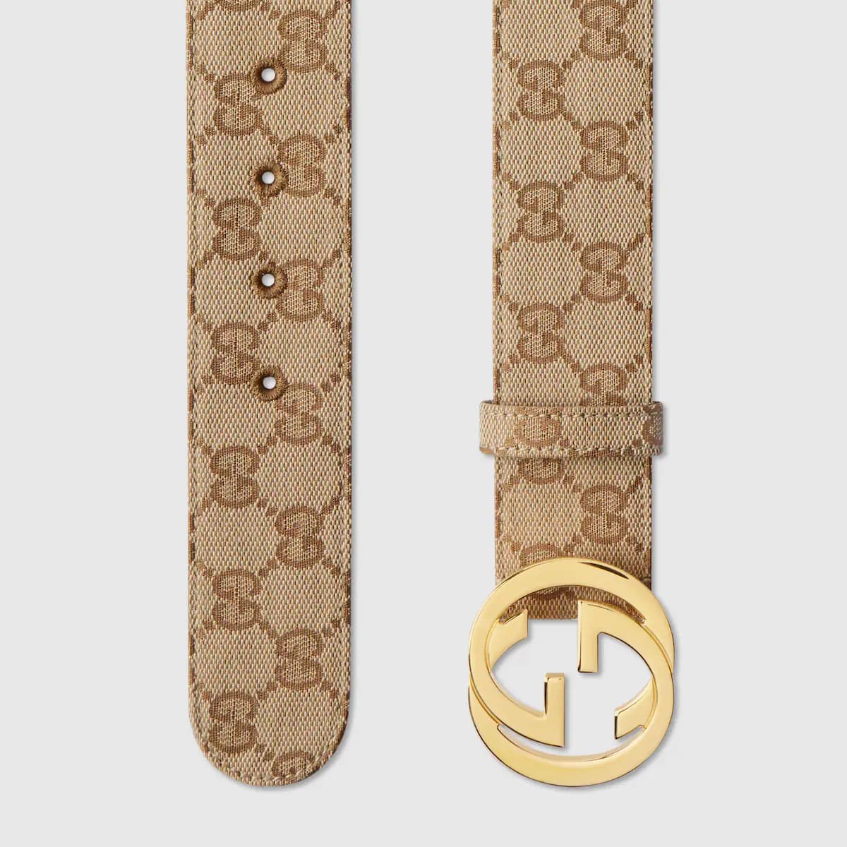 Belt with Interlocking G buckle — view 6