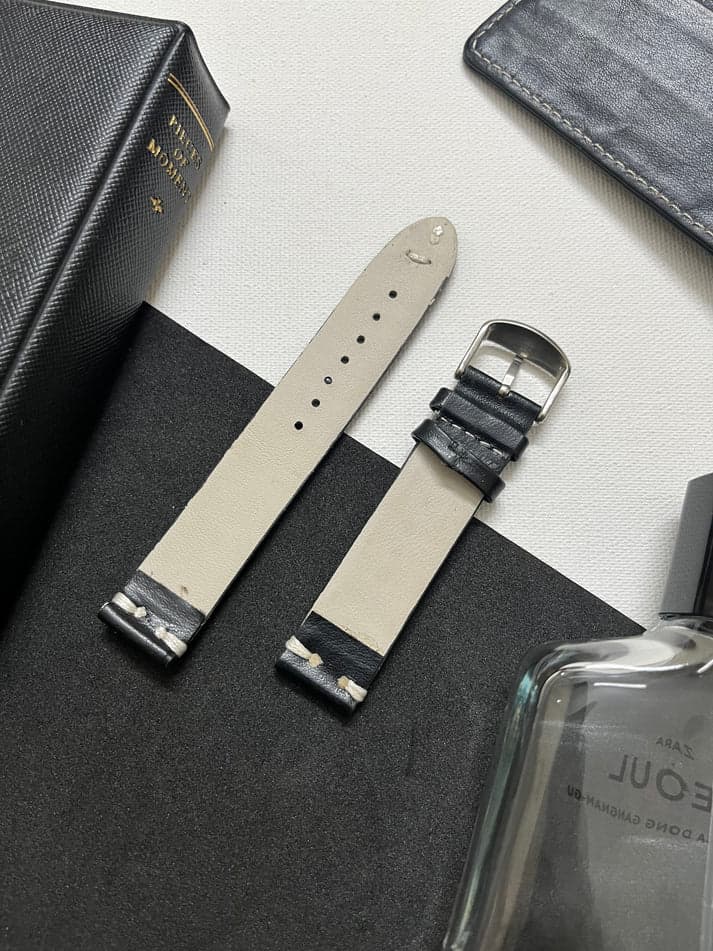 Two-Stitch Leather Watch Strap (18mm) — view 2