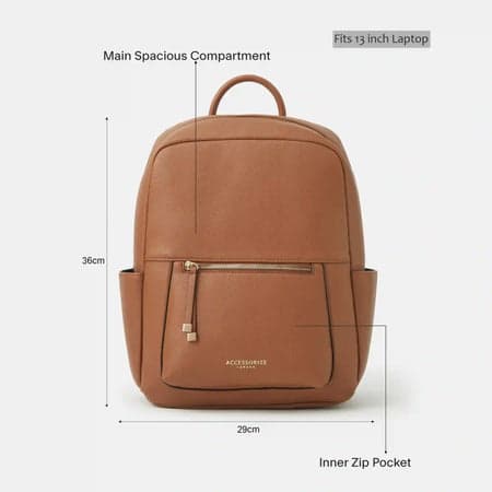 Tan Bonnie Backpack — view 6