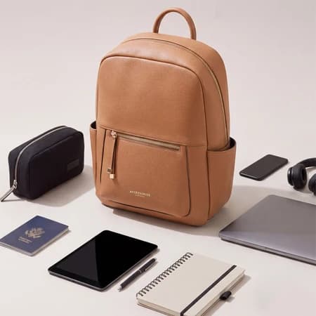 Tan Bonnie Backpack — view 7