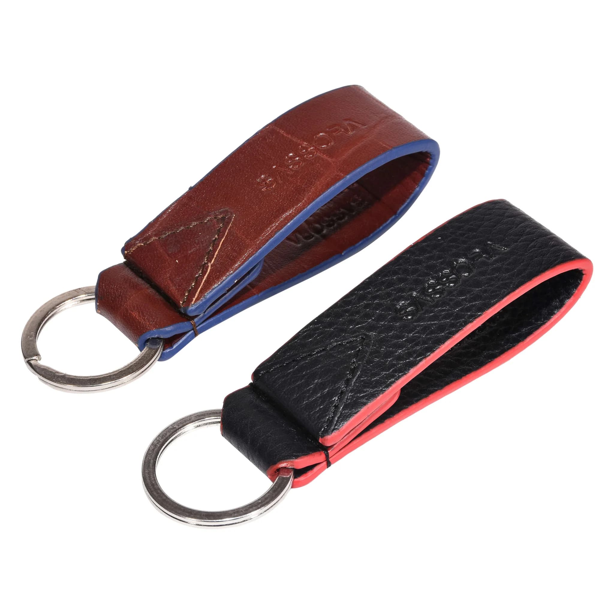 Sassora Premium Leather Keychain Power Pair-Gift For All - Pack Of 2 — view 3