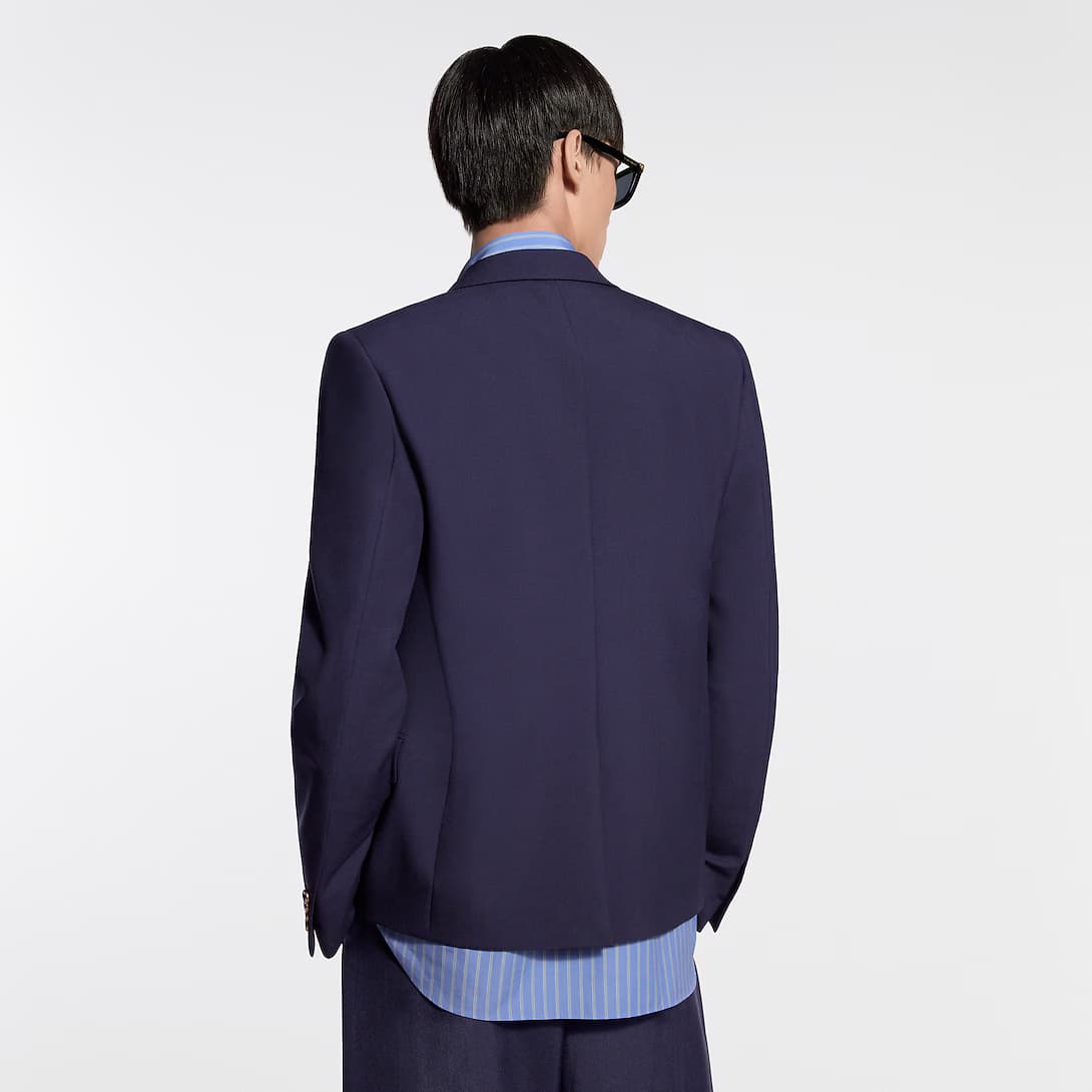 Embroidered Signature Single-Breasted — view 6