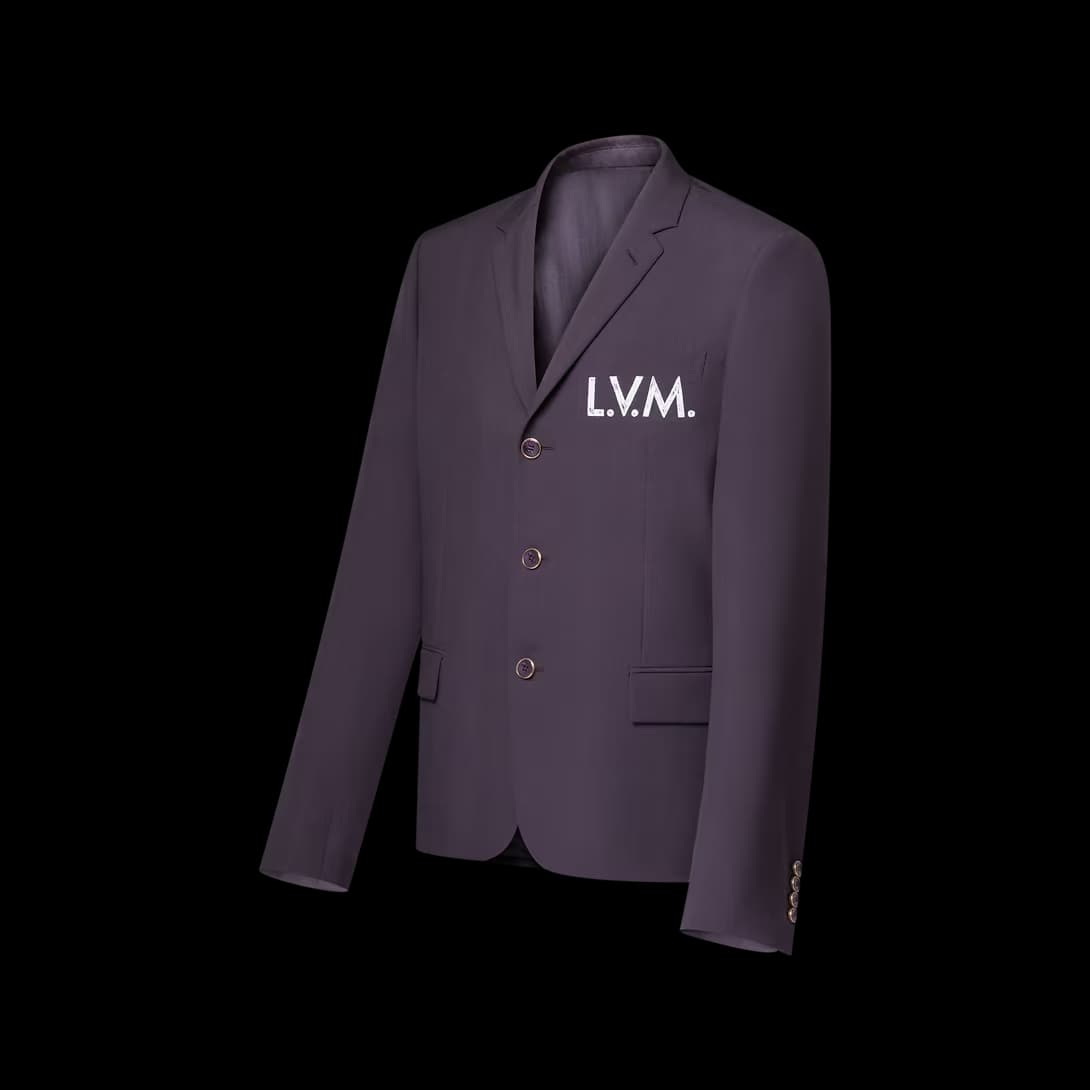 Embroidered Signature Single-Breasted — view 3