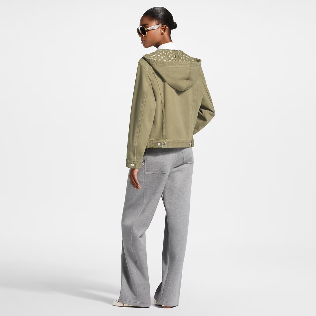 Hooded Inside-Out Monogram Jacket — view 5