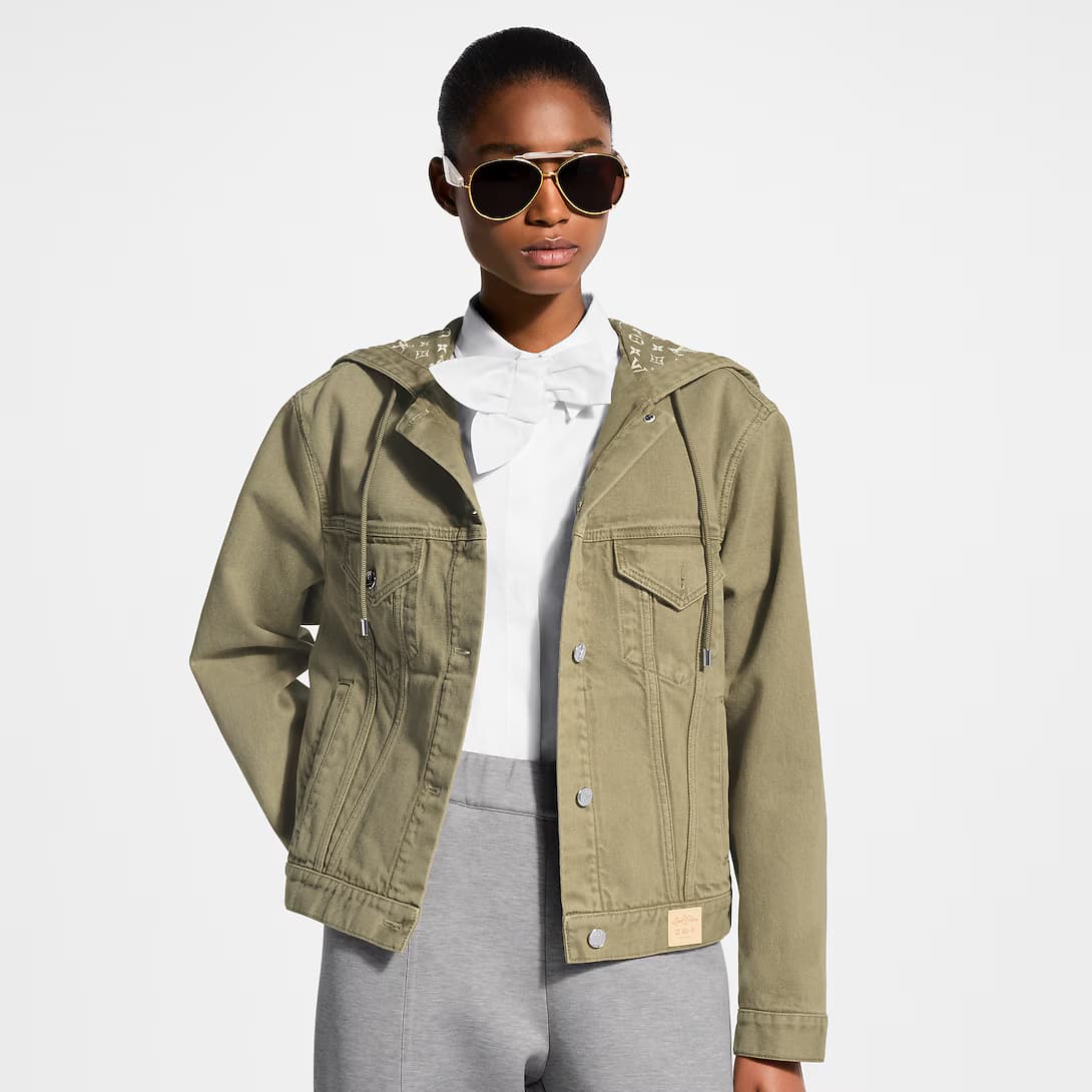 Hooded Inside-Out Monogram Jacket — view 3