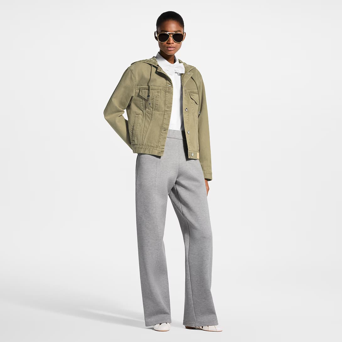 Hooded Inside-Out Monogram Jacket — view 1