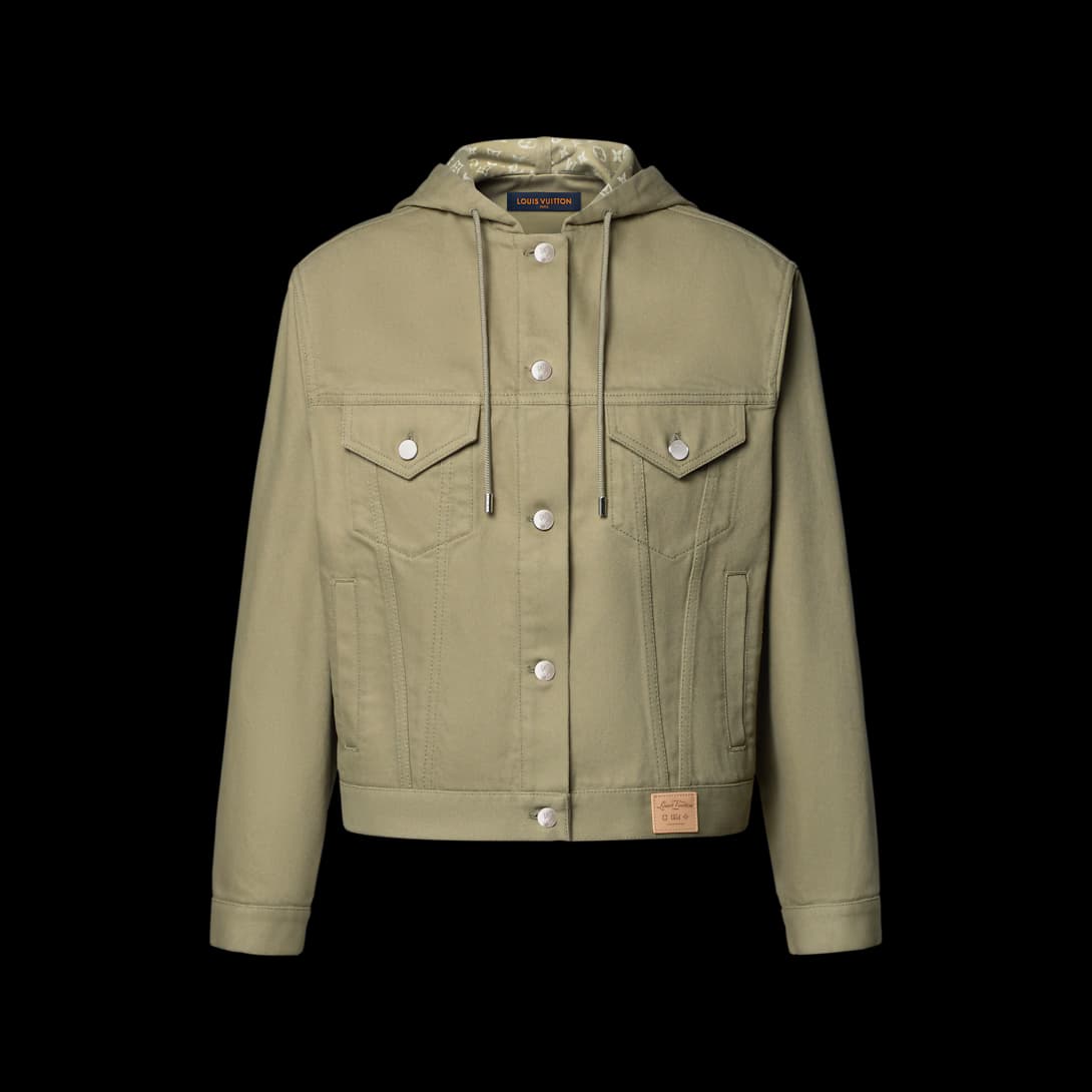 Hooded Inside-Out Monogram Jacket — view 2