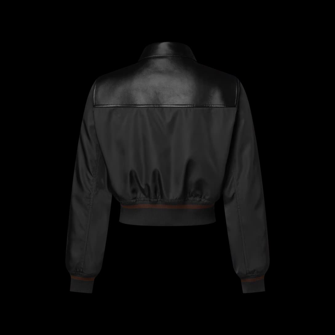 Leather Insert Jacket — view 4