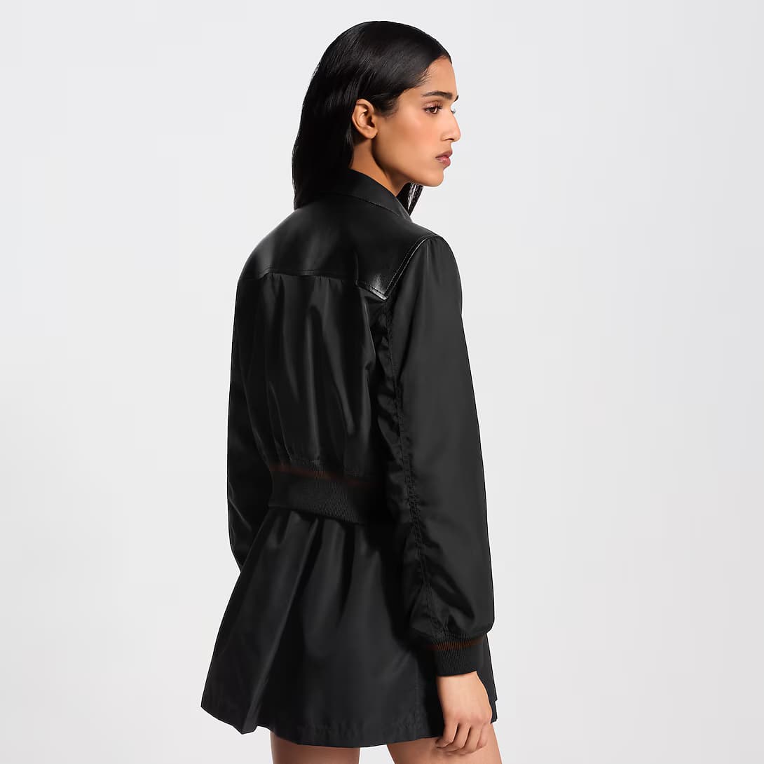 Leather Insert Jacket — view 6