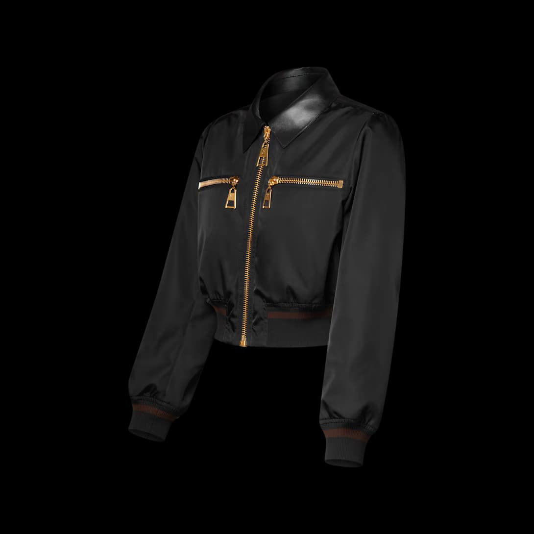 Leather Insert Jacket — view 3