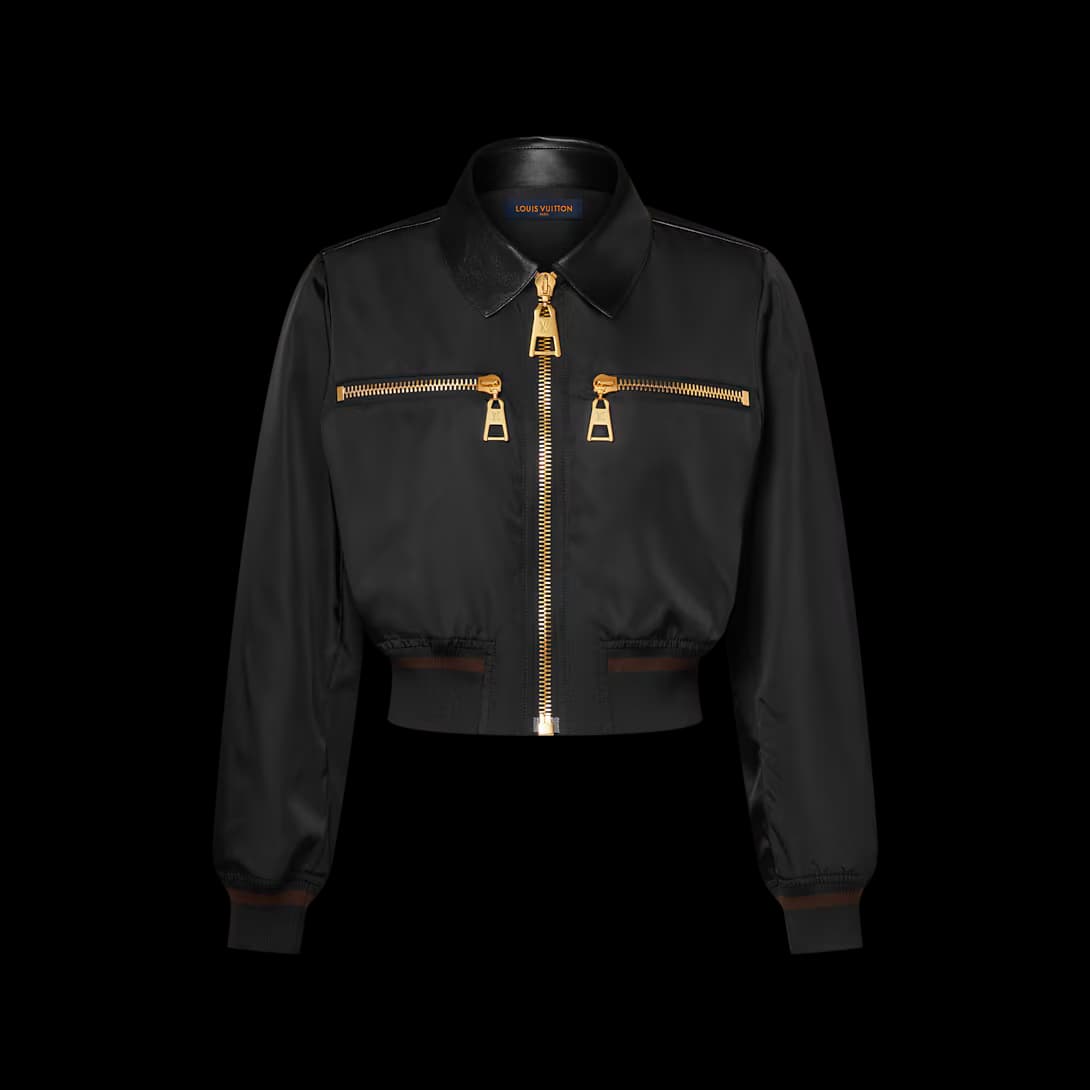 Leather Insert Jacket — view 2