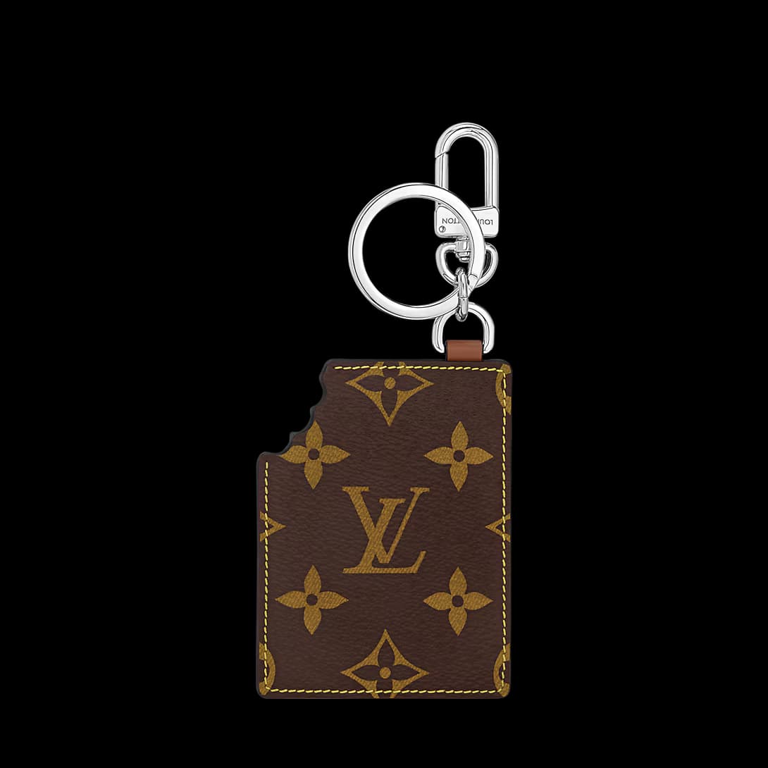 LV Chocolate Bar Key Holder and Bag Charm — view 2