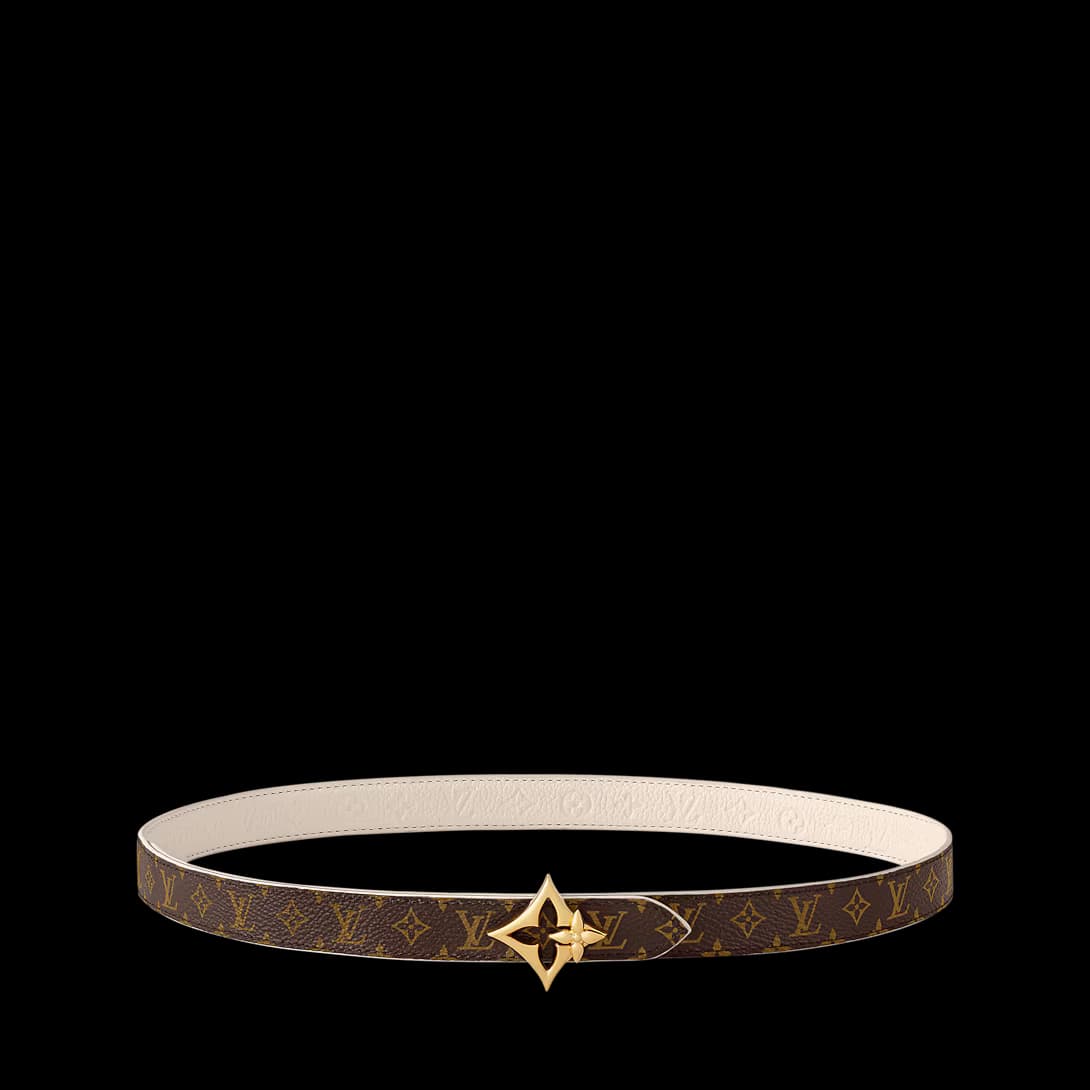 LV Flowergram 20mm Reversible Belt — view 4