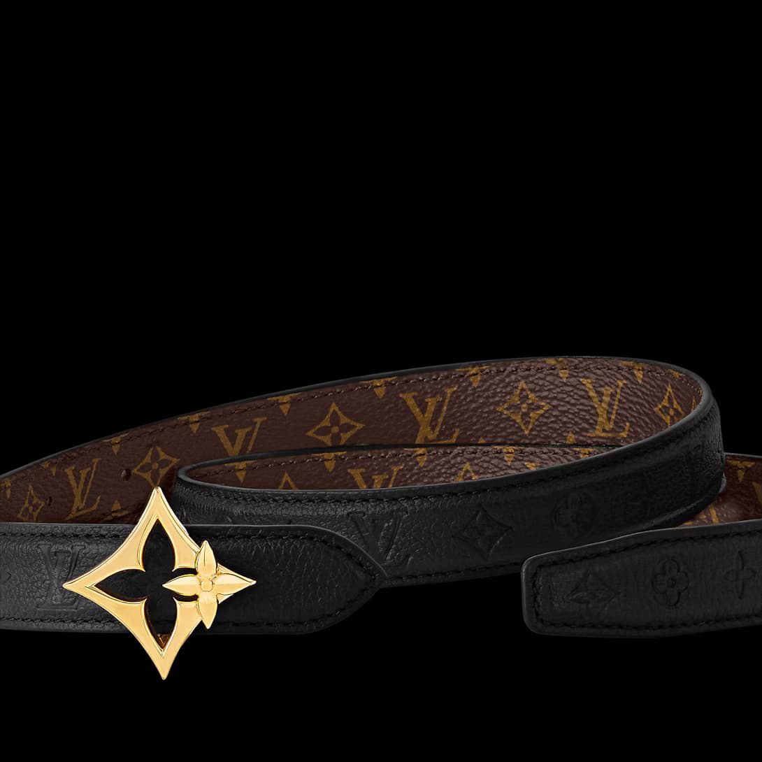 LV Flowergram 20mm Reversible Belt — view 9