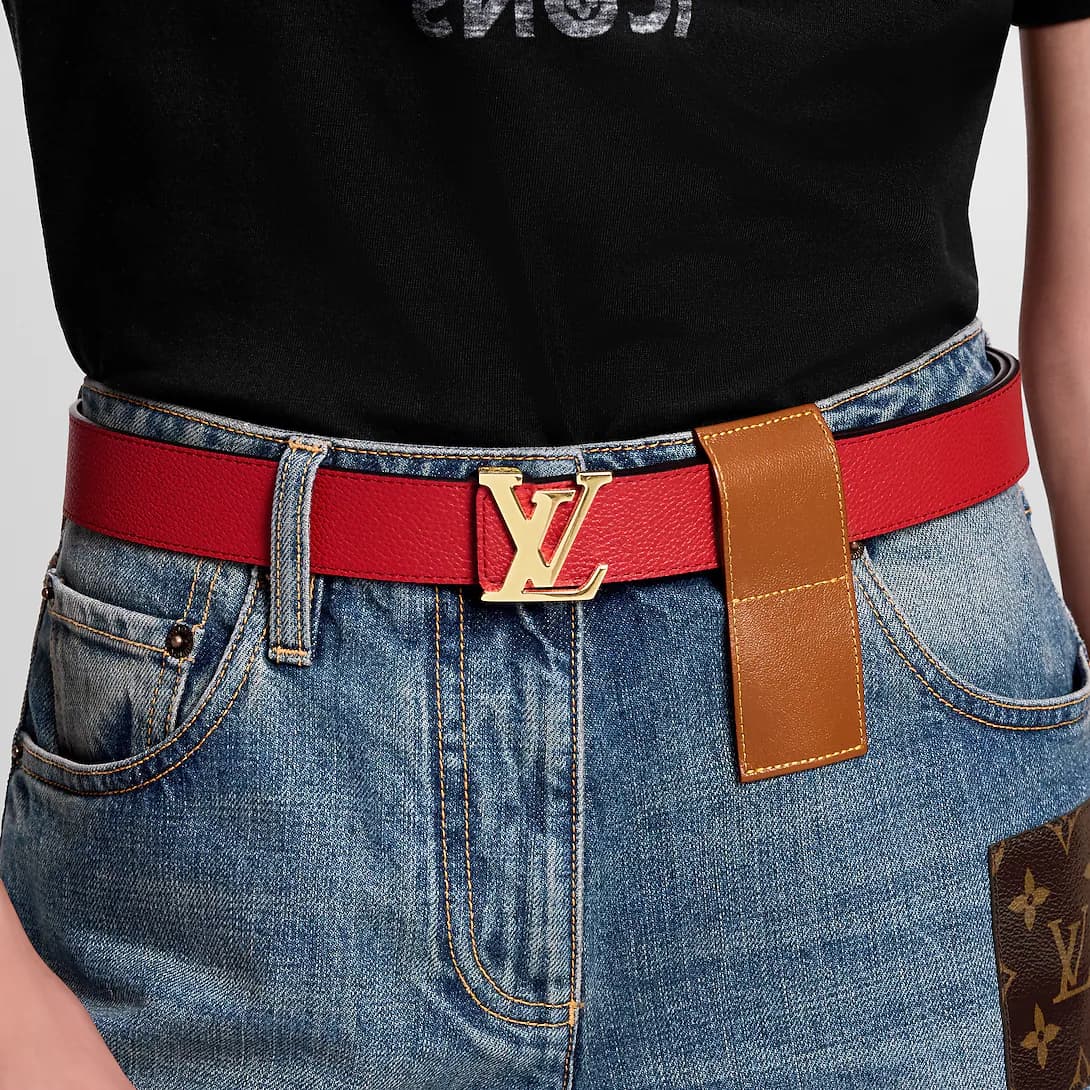 LV Initiales 30mm Reversible Belt — view 17