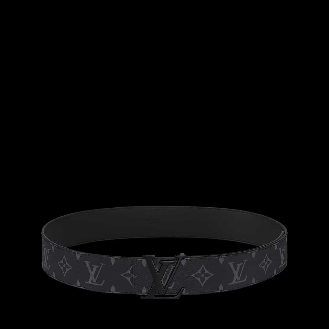 LV Initiales 40mm Matte Black Belt — alternate view
