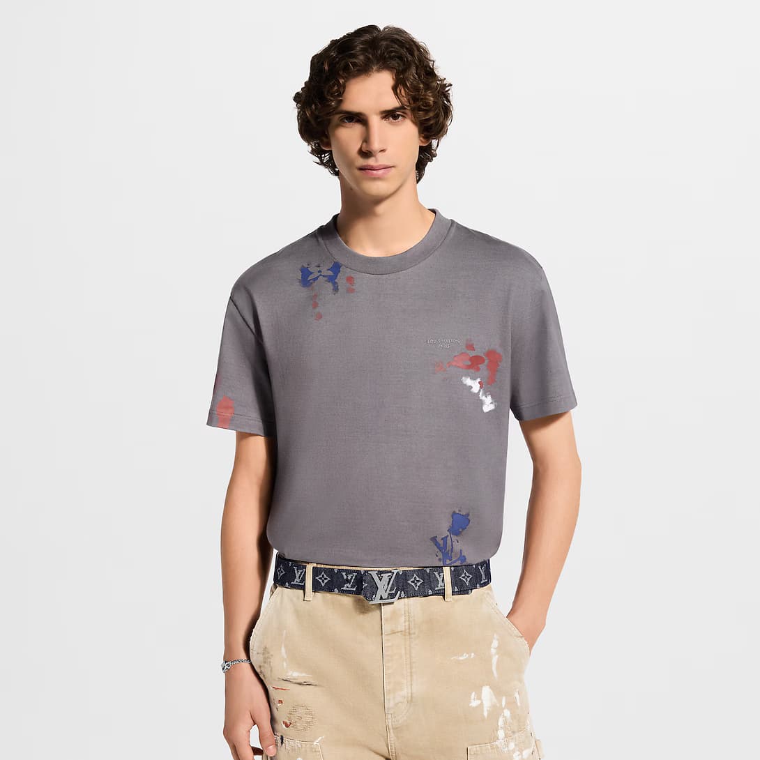 LV Initiales Monogram Denim 40mm Belt — view 1