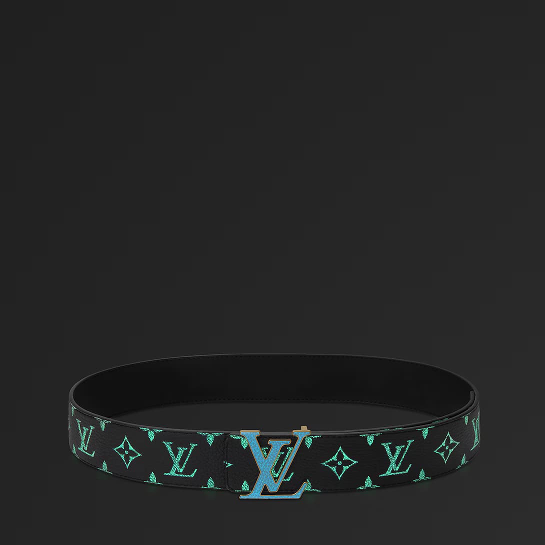 LV Initiales Monogram Firefly 40mm Reversible Belt — view 3