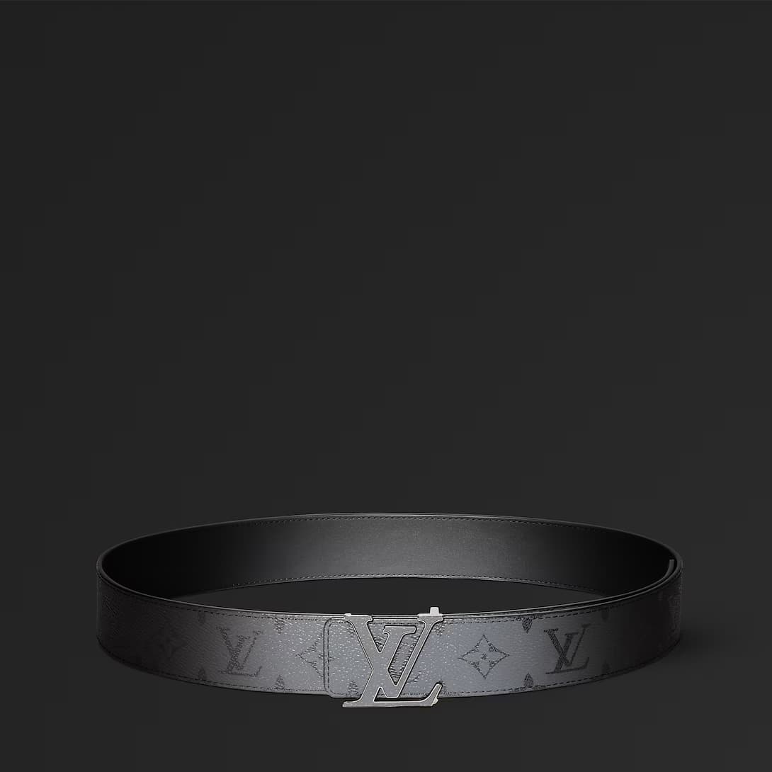 LV Initiales Monogram Reflective 40mm Reversible Belt — view 3