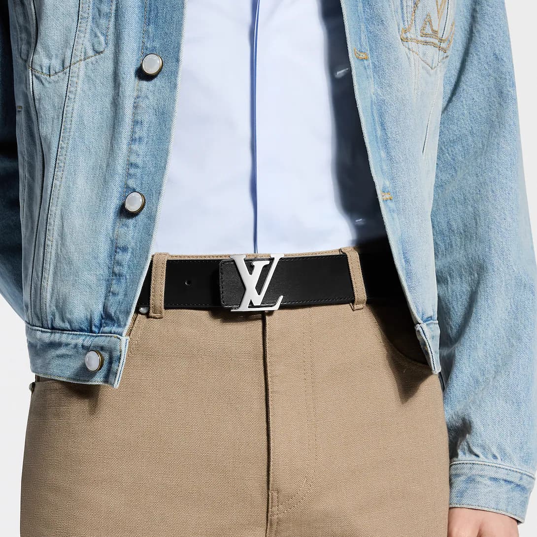 LV Initiales Monogram Shadow 40mm Reversible Belt — view 5