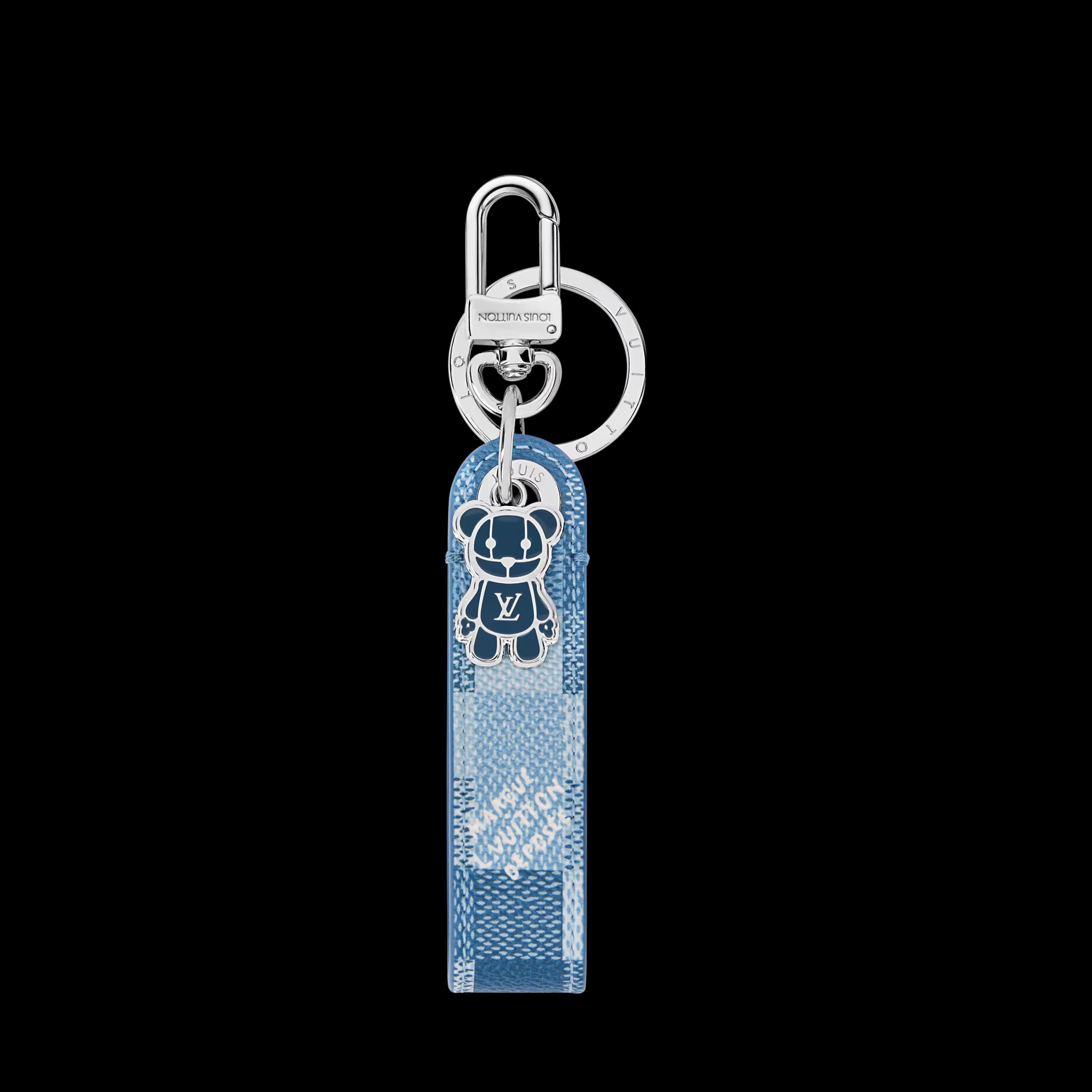 LV Louis Bear Dragonne Key Holder and Bag Charm DD — view 2