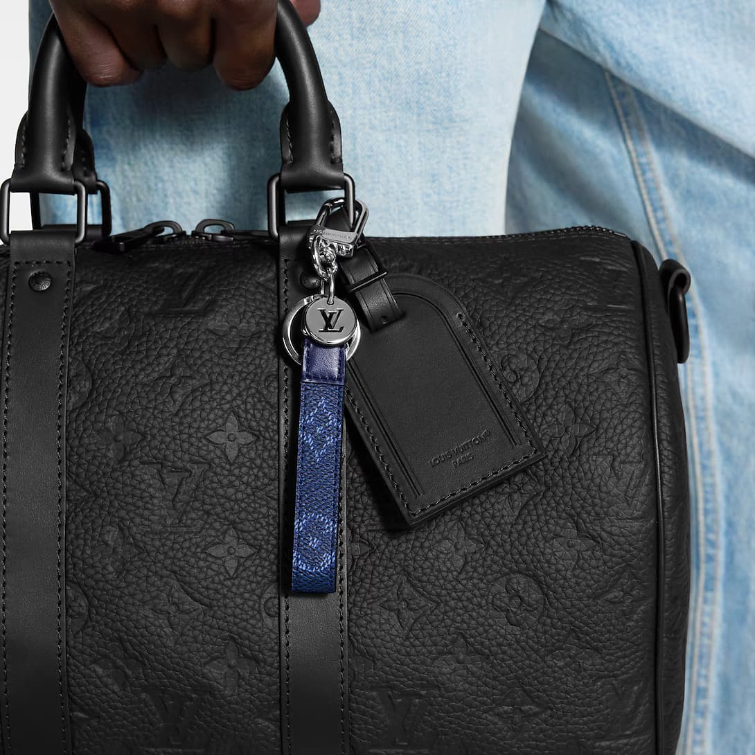 LV Slim Dragonne Key Holder and Bag Charm BL — view 1