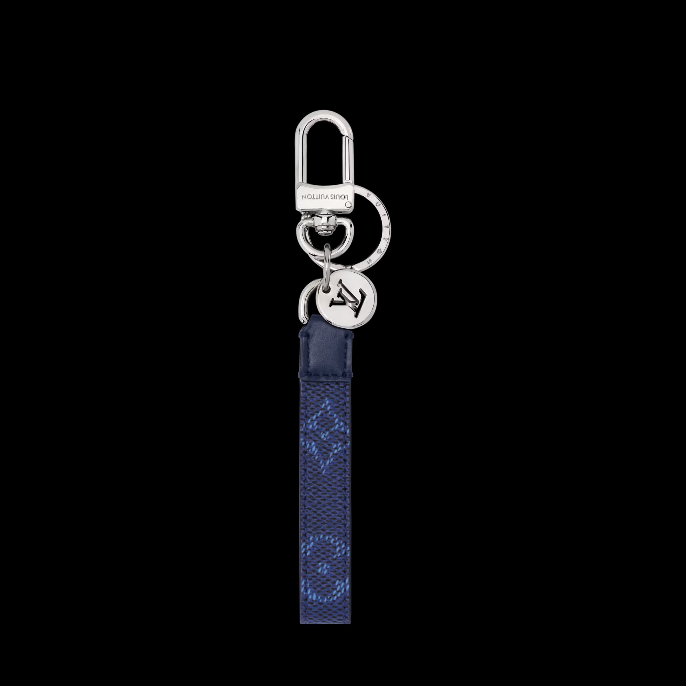 LV Slim Dragonne Key Holder and Bag Charm BL — view 2