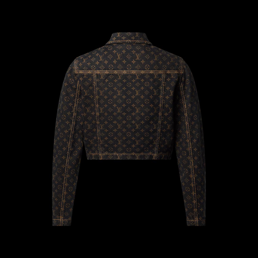 Monogram Denim Jacket VV — view 4