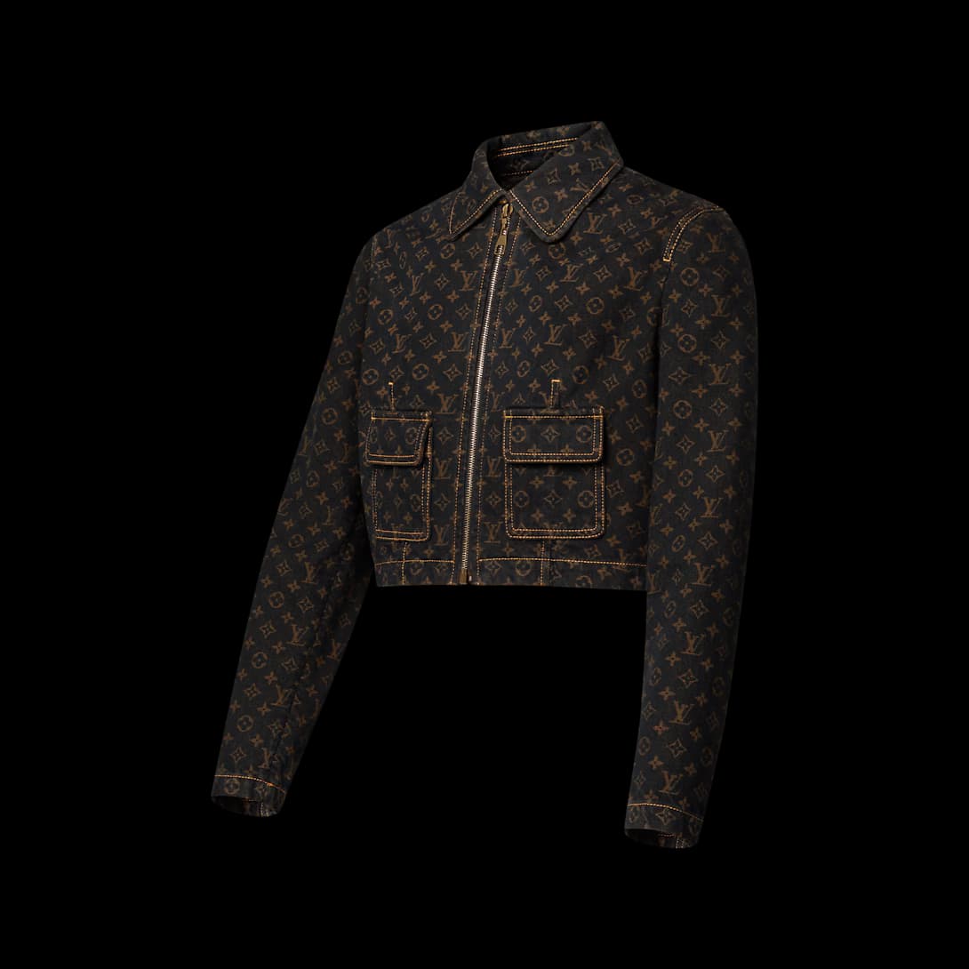 Monogram Denim Jacket VV — view 3