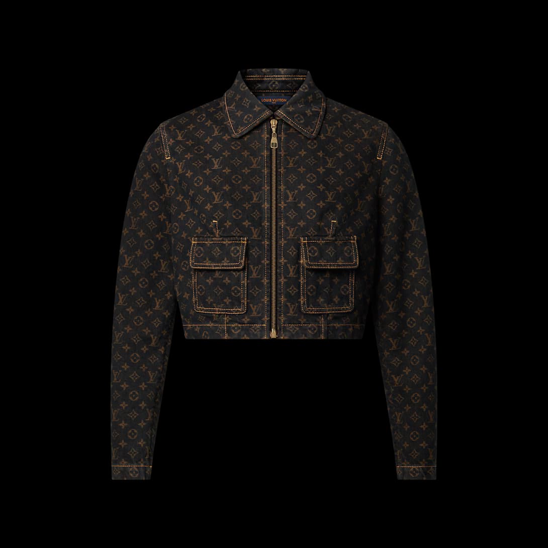 Monogram Denim Jacket VV — view 2