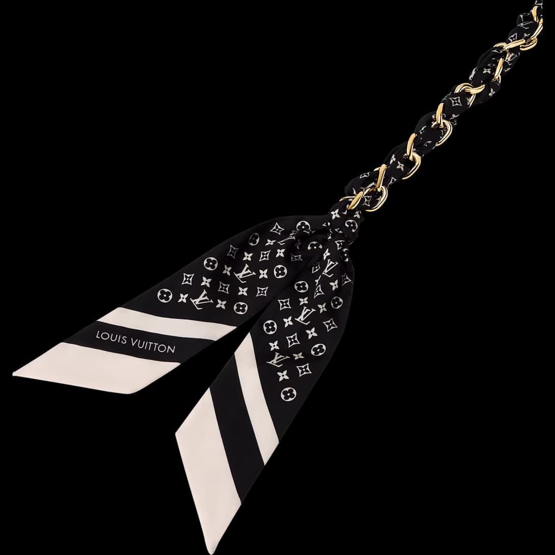Monogram Silhouette Foulard Tresse Belt — view 3