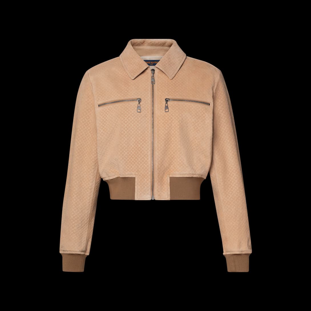 Nanogram Suede Bomber Jacket — view 2
