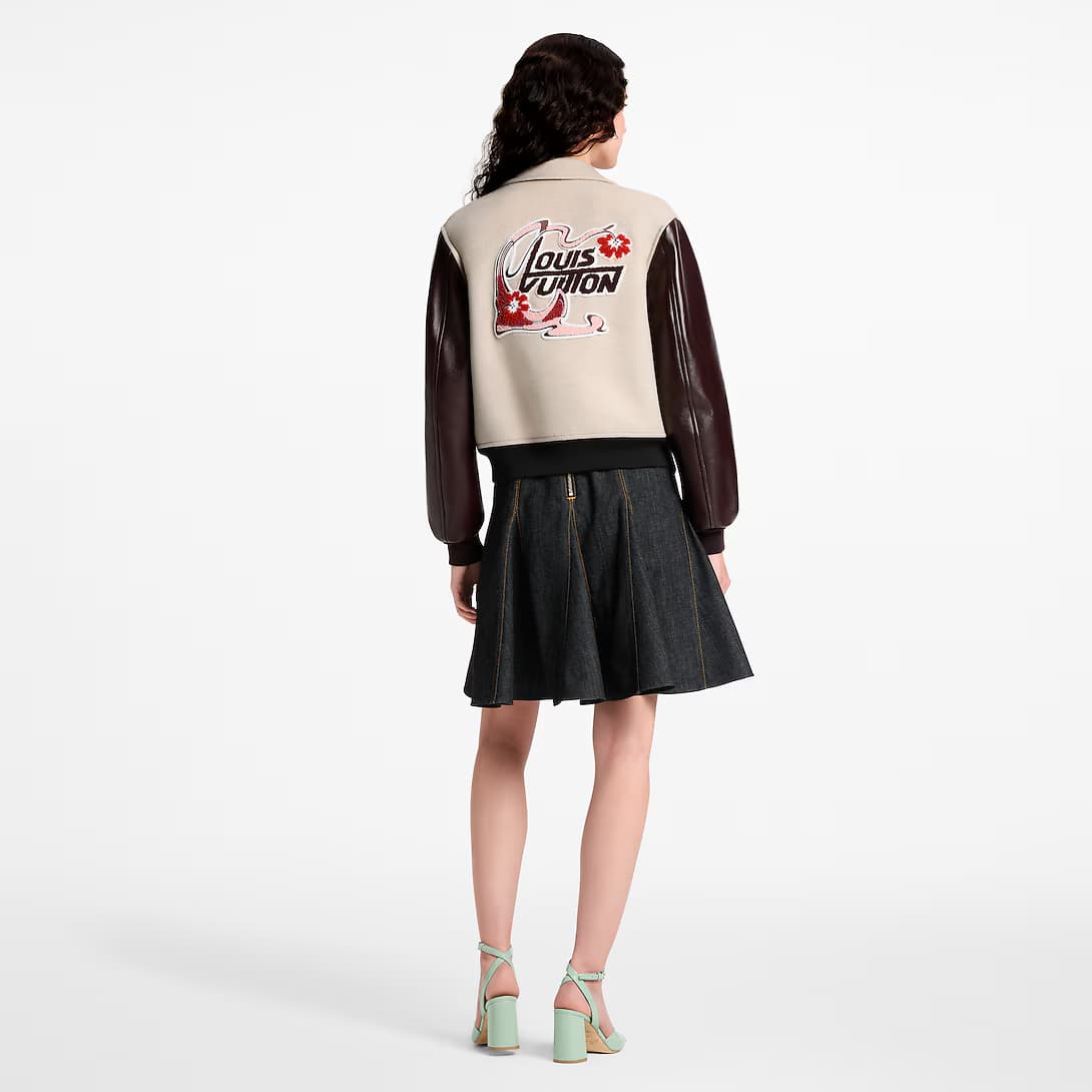 Noveau Signature Patch Varsity Jacket — view 5
