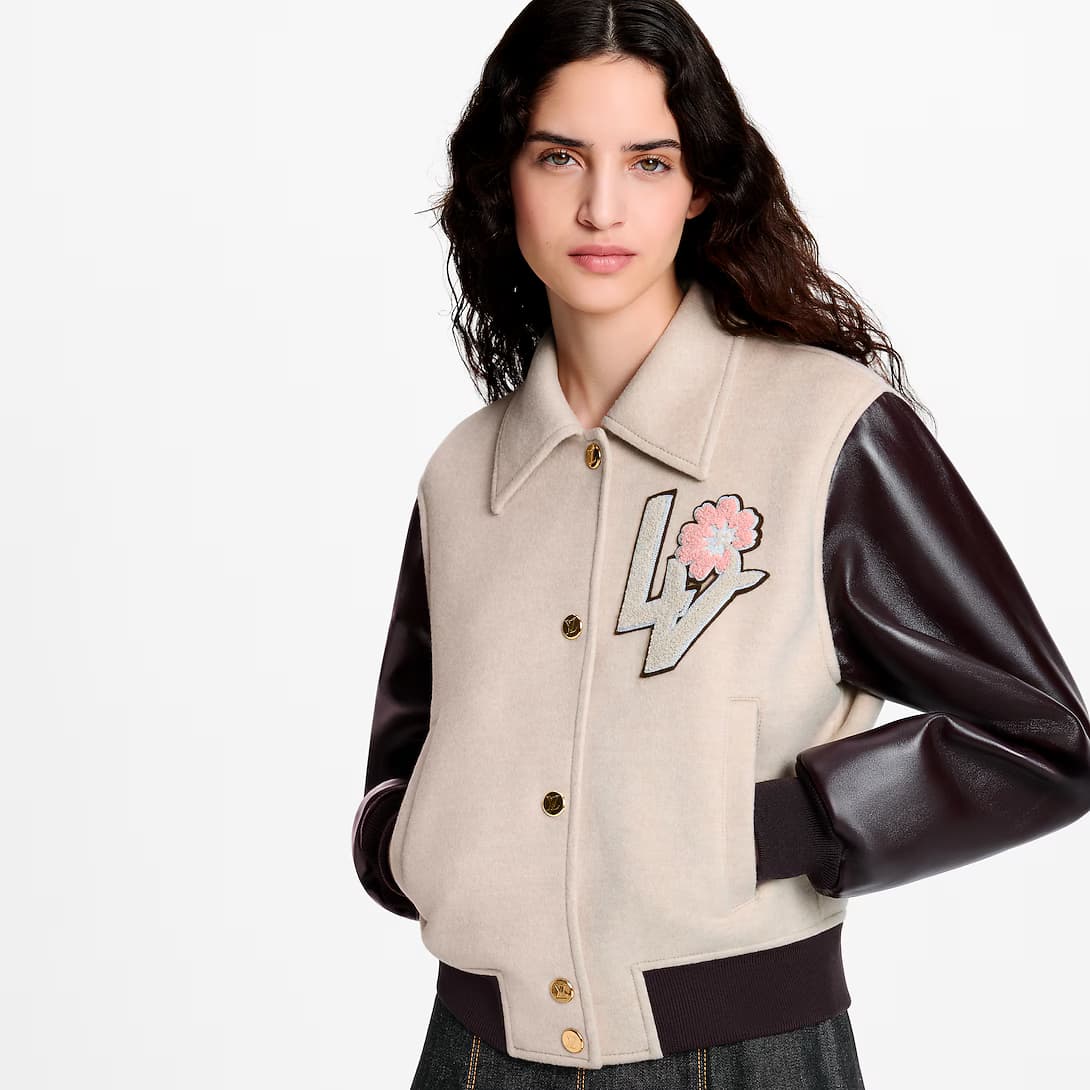 Noveau Signature Patch Varsity Jacket — view 3