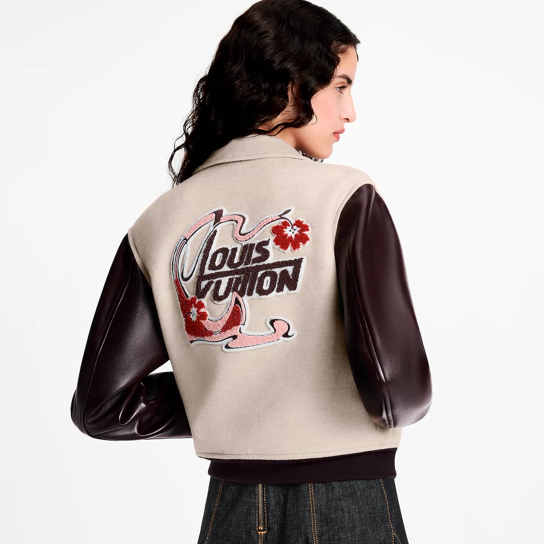 Noveau Signature Patch Varsity Jacket — view 4