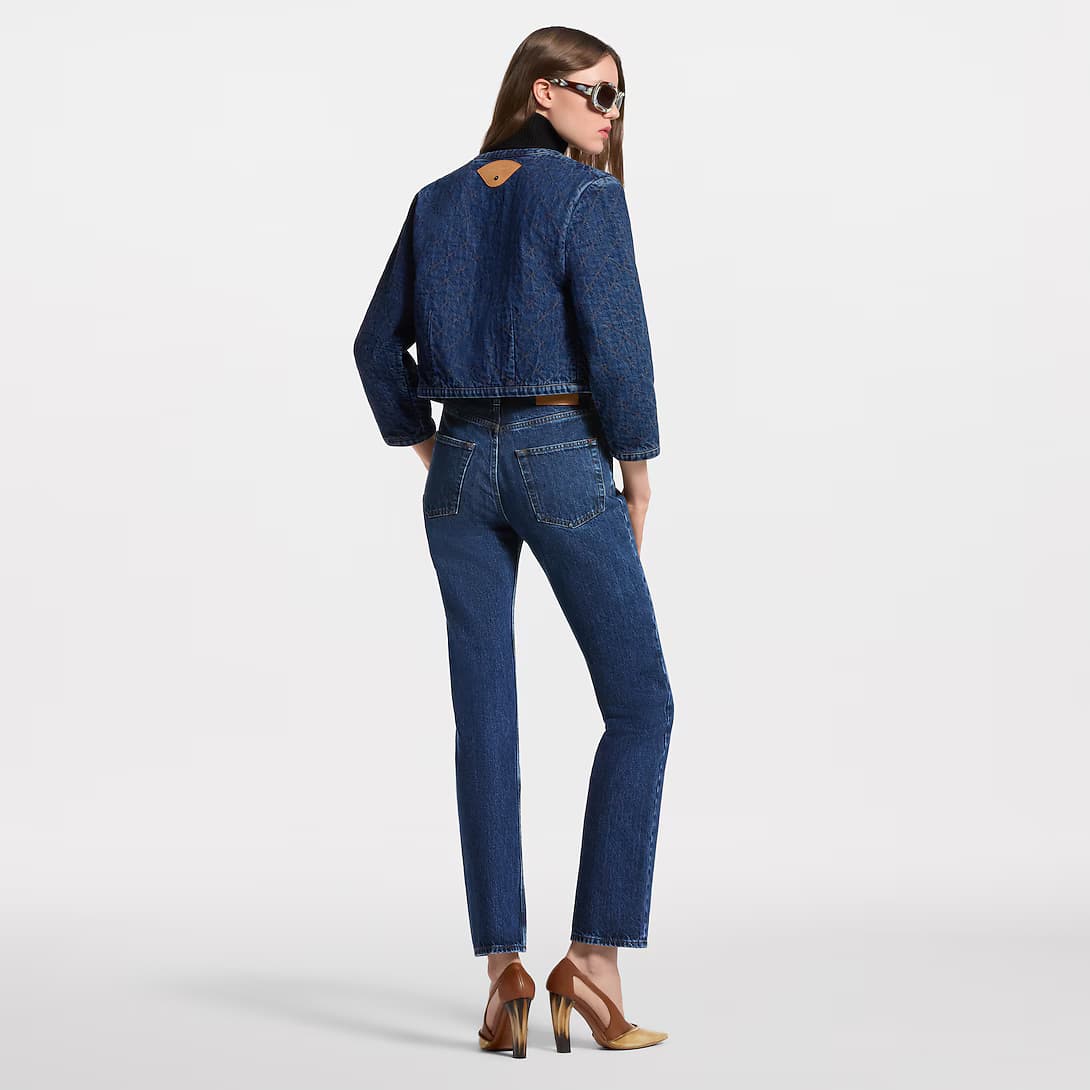 Quilted Denim Jacket — view 3