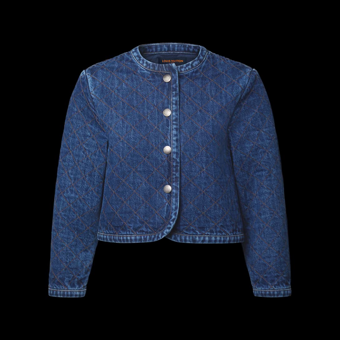 Quilted Denim Jacket — view 2