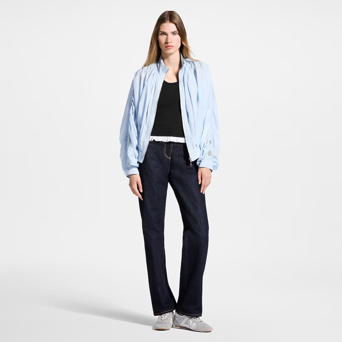 Ruched Bomber Jacket — view 1