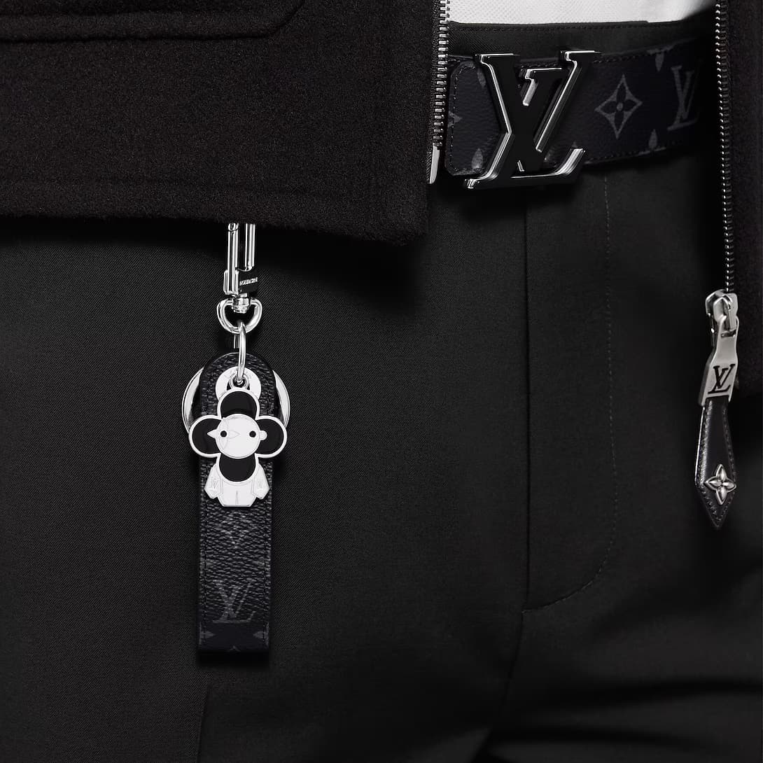 Vivienne Dragonne Key Holder and Bag Charm — view 1